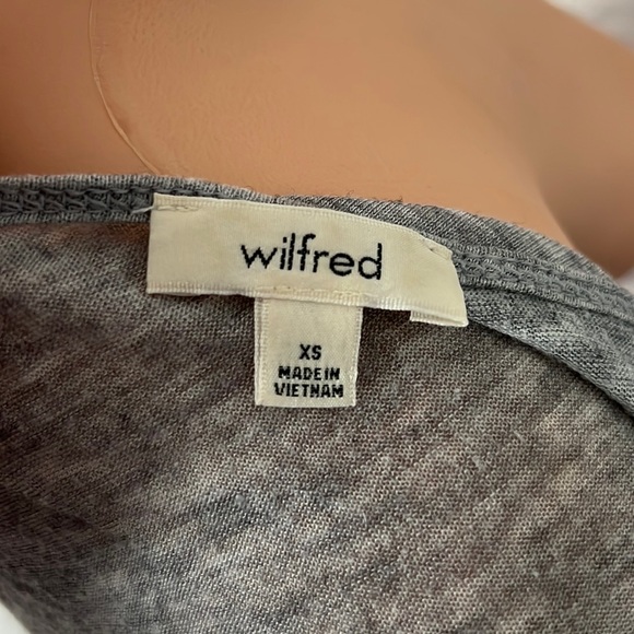 Wilfred tshirt grey heathered flowy oversized vintage rare silver  cute y2k - Picture 2 of 5